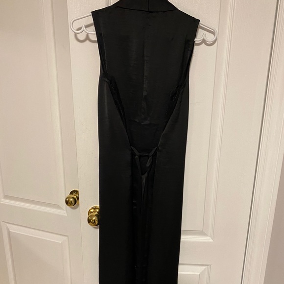 Satin Cardigan with Lace Detailing - Picture 4 of 4